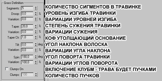 Изменение геометрии в зависимости от параметров