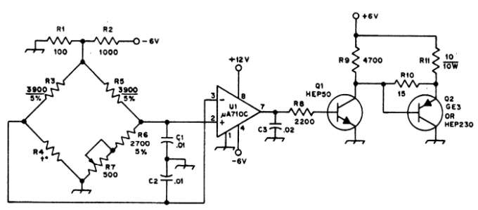 Терморегулятора на терморезисторах NATIONAL LEAD