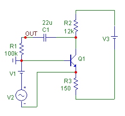 Модель транзистора включенного по схеме С ОБЩЕЙ БАЗОЙ
